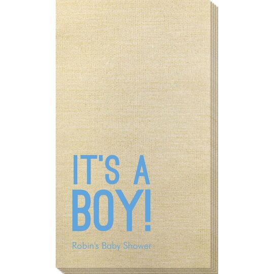 It's A Boy Bamboo Luxe Guest Towels